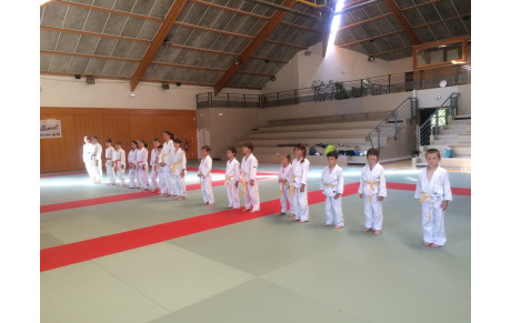 Stage de vacances des jeunes judokas de St Cyr-sur-loire