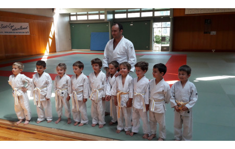 Remise de ceinture éveil judo